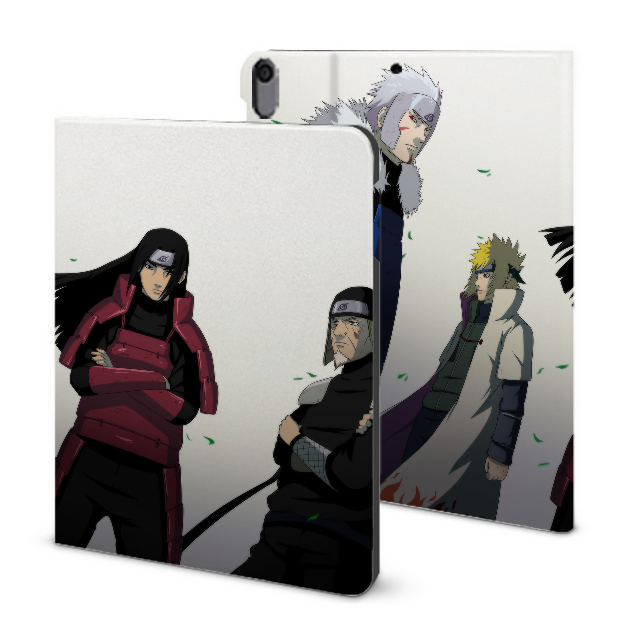 （画像用） NARUTO -ナルト- NARUTO -ナルト- 疾風伝 IPad ケース ブック型 PUレザー TPU 耐衝撃 軽量 薄型 ペン収納なし 全面保護 IPad 各モデル対応
